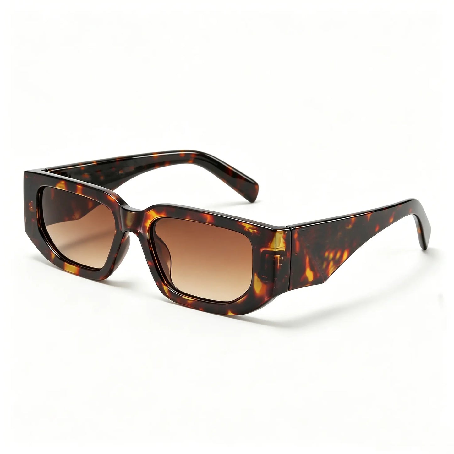 【{With Letters}】Fashion Retro Square Sunglasses for Men Women Classic Trendy Square Frame Shades UV400 Protection Sun Glasses Super Popular for All