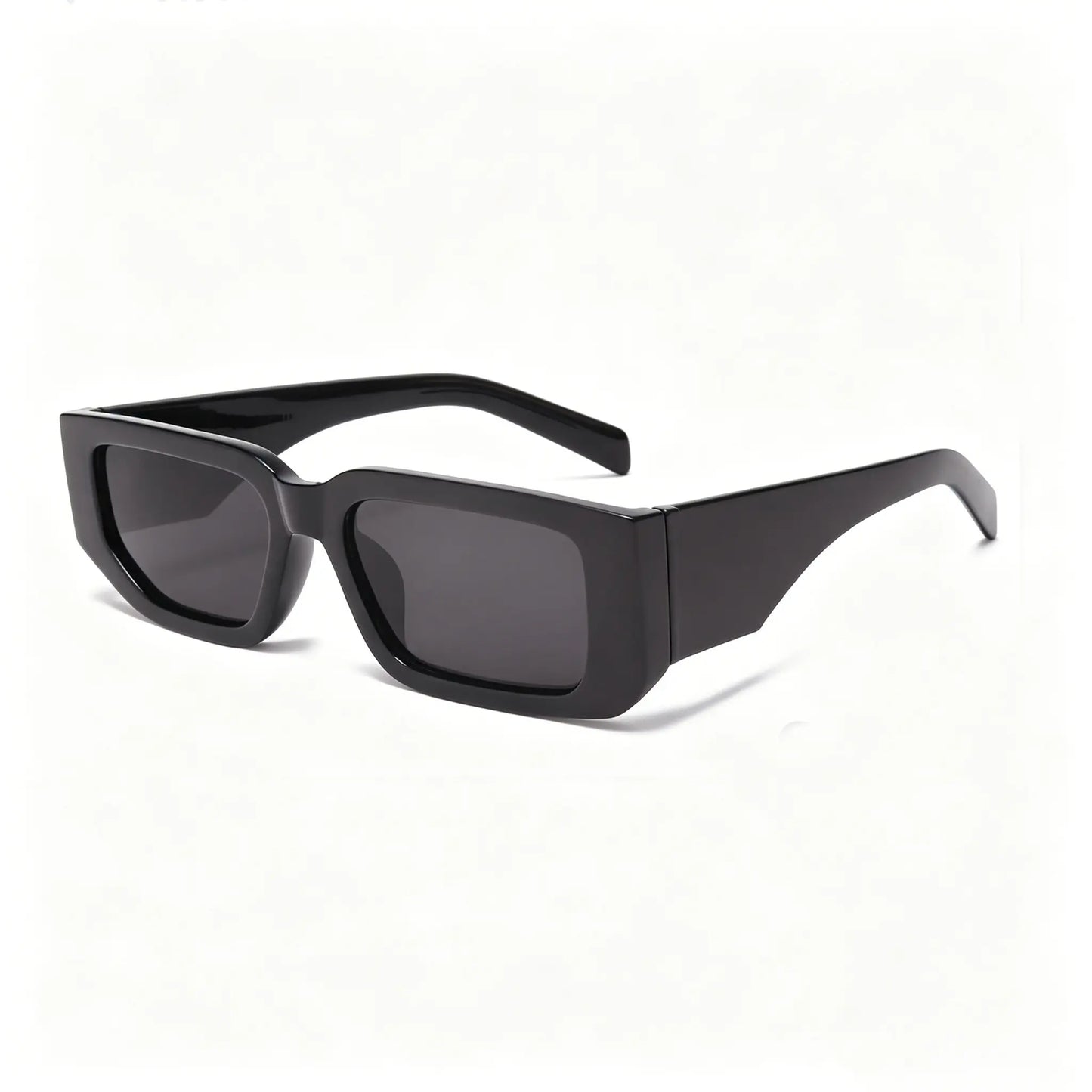 【{With Letters}】Fashion Retro Square Sunglasses for Men Women Classic Trendy Square Frame Shades UV400 Protection Sun Glasses Super Popular for All