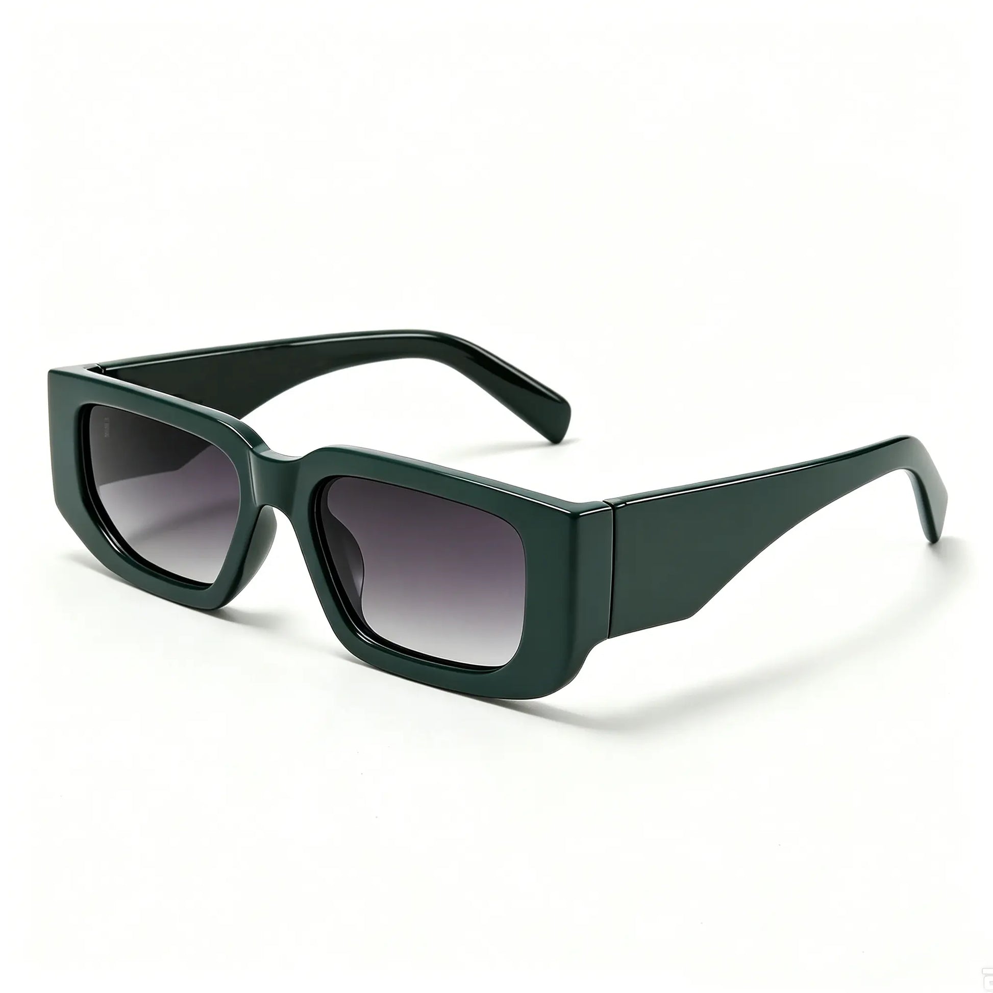 【{With Letters}】Fashion Retro Square Sunglasses for Men Women Classic Trendy Square Frame Shades UV400 Protection Sun Glasses Super Popular for All