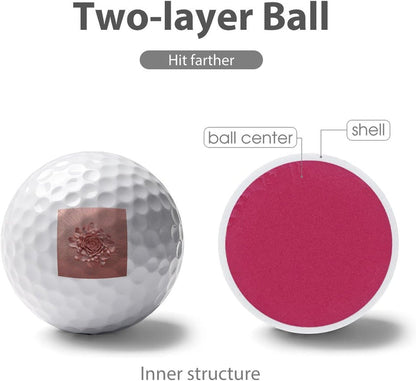 Rose Golf Balls Golf Balls for Men Golf Ball Bulk Callaway Golf Balls Range Golf Balls Best Golfballs for Women Distance Golf Balls Golf Accessories