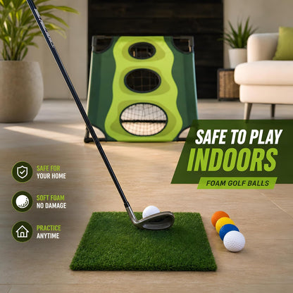 Par 1 Backyard Golf Cornhole Game, Golf Gifts for Men, Golf Accessories for Men, Golf Chipping Game, Golf Equipment, Golf Games for Adults Indoor, Golf Stuff, Golf Training Equipment, Golf Gift