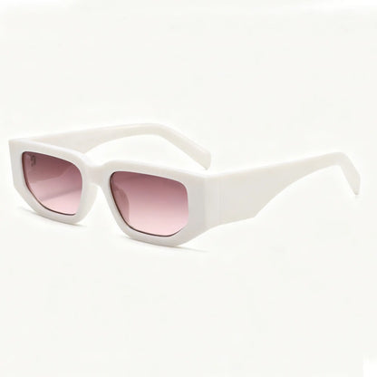 【{With Letters}】Fashion Retro Square Sunglasses for Men Women Classic Trendy Square Frame Shades UV400 Protection Sun Glasses Super Popular for All