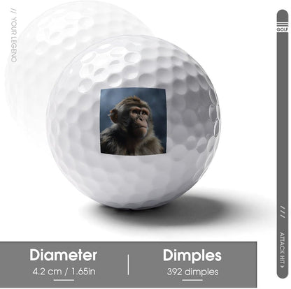 Monkey Golf Balls Golf Balls for Men Golf Ball Bulk Callaway Golf Balls Range Golf Balls Best Golfballs for Women Distance Golf Balls Golf Accessories