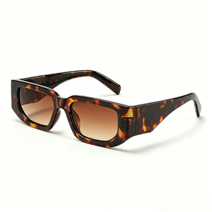 【{With Letters}】Fashion Retro Square Sunglasses for Men Women Classic Trendy Square Frame Shades UV400 Protection Sun Glasses Super Popular for All