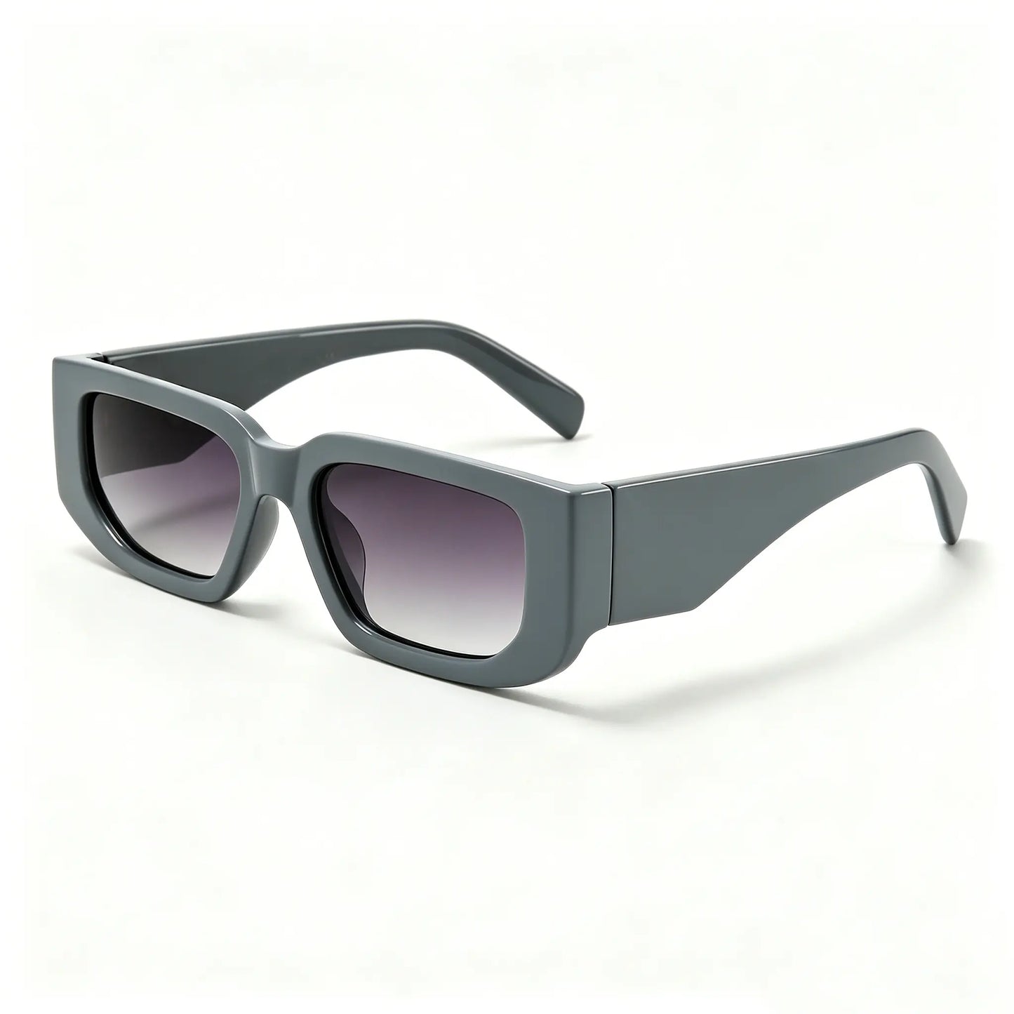 【{With Letters}】Fashion Retro Square Sunglasses for Men Women Classic Trendy Square Frame Shades UV400 Protection Sun Glasses Super Popular for All
